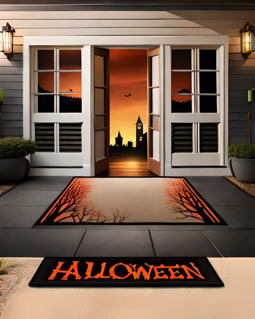 halloween doormats