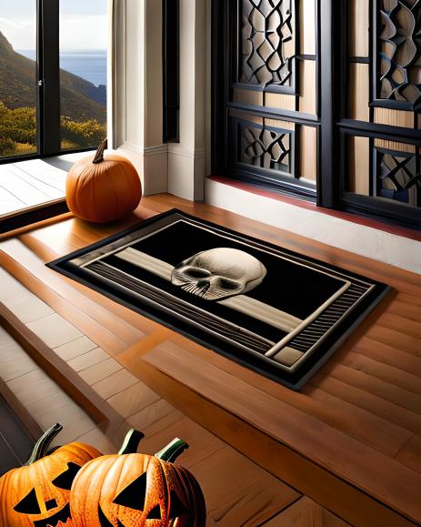 horror halloween doormat